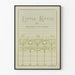Poster Little Rivers von Henry Van Dyke, minimalistische Pflanzen-Dekoration
