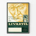 Vintage-Werbeplakat Livartil zur Leberpflege