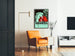 Vintage-Poster Livartil Artischocke und Herz Wanddekoration