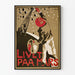 Vintage-Poster 'Livet Paa Mars' im grafisch-figurativen Stil