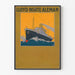 Vintage-Poster mit Lloyd Norddeutsches Boot für Wanddekoration