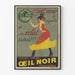Vintage-Poster L’Œil Noir - Werbung für Schuhcreme-Creme