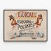 Vintage-Poster Polnischer Buchladen Lokal Księgarni Polskiej — gerahmtes Bild an der Wand