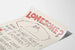 Vintage-Poster Lonesome für originelle Wanddekoration