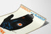 Vintage-Sicherheits-Poster in Schwarz und Blau