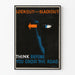 Vintage-Poster Straßenverkehrssicherheit Blackout