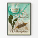 Vintage-Poster mit Orthosiphon-Tee für Wanddekoration