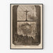 Vintage-Poster der Monumente der Karwoche im Elsass