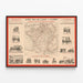 Vintage-Poster der Lotz-Dampflokomotiven in Nantes – Industrielle Wanddekoration — gerahmtes Bild an der Wand
