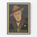 Vintage-Poster Louis Verneuil Porträt mit Hut