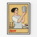 Vintage-Poster Louis Teekanne und Frau in traditioneller Tracht