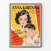 Vintage-Poster Anna Karenina - Greta Garbo und John Gilbert