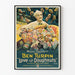 Vintage-Poster Humor und Konditorei Love and Doughnuts