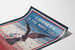 Vintage-Poster patriotisch Adler und Freiheitsglocke