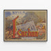 Vintage-Poster Luchon Die Königin der Pyrenäen Casino und Rennen — gerahmtes Bild an der Wand