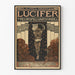 Vintage-Poster Lucifer für theatralische Wanddekoration