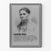 Poster Porträt von Lucretia Mott mit Zitat zu den Frauenrechten