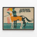 Vintage-Poster Lustige Blätter von Julius Klinger — gerahmtes Bild an der Wand