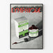 Vintage-Medizinposter Lymphiode – Retro-Wanddekoration