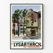 Vintage-Poster Montmartre und Lysarthrol Wanddekoration