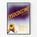 Vintage-Poster Lysococcine Borne für medizinische Wanddekoration