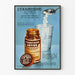 Vintage-Poster Lyxanthine Astier Granulat Antirheumatisch