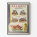 Vintage-Poster landwirtschaftlicher Maschinen M. & J. Rumely La Porte