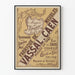 Vintage-Poster Maison Vassal Möbelherstellung in Caen