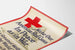 Vintage-Poster Amerikanisches Rotes Kreuz 1919 – Retro-Wanddekoration