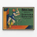 Vintage-Poster Malmö Teater Schwedischer Ballett — gerahmtes Bild an der Wand