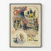 Vintage-Poster Mam'zelle Carabin – Theatralische Wanddekoration