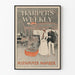 Vintage-Poster Harper's Weekly Midsummer Number Wanddekoration