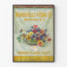 Vintage-Poster Blumen Vergissmeinnicht Mandeville & King Co