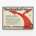 Vintage-Poster Transit Mariendorf-Südende Berlin U-Bahn — gerahmtes Bild an der Wand
