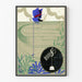Vintage-Dekorposter Marinol in Blau und Grün