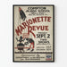 Vintage-Poster Marionetten-Revue - Wanddekoration Theater Marionetten