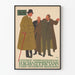 Vintage-Poster PKZ moderne Kleidung Männer Burger & Zimmermann