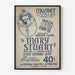 Vintage-Theaterposter Mary Stuart - Künstlerische Wanddekoration