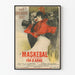 Vintage-Poster Maskenball - Retro-Wanddekoration für den Innenbereich