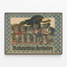 Vintage-Poster Mathäserbräu Bierhallen - Retro-Wanddekoration — gerahmtes Bild an der Wand
