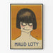 Retro-Poster von Maud Loty mit lachendem Gesicht, 1920er Jahre