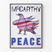 Wandposter McCarthy Peace mit gescheckter Taube