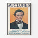 Plakat Porträt von Abraham Lincoln für McClure's Magazin