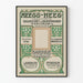 Vintage-Werbeplakat Meess & Nees - Industrielle Wanddekoration