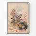 Vintage-Poster Melle Blanche Allarty Reiterin