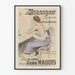 Vintage-Poster Mansonges Romance - Musikalische Wanddekoration