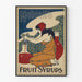 Vintage-Poster Metcalf's Fruchtsirup - Retro-Wanddekoration
