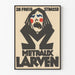 Vintage-Poster Metraux Larven – Grafische Wanddekoration
