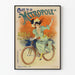 Vintage-Poster Métropole für Fahrräder und Velos in Paris