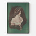 Vintage-Poster eines weiblichen Porträts von 1902 von Frank Parker